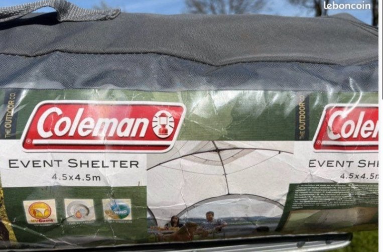 Coleman Event tonnelle de Jardin 4,5m x 4,5m, Jardin & Terrasse, Tonnelles, Utilisé, Tente de réception, 2 mètres ou plus, Moins de 5 mètres