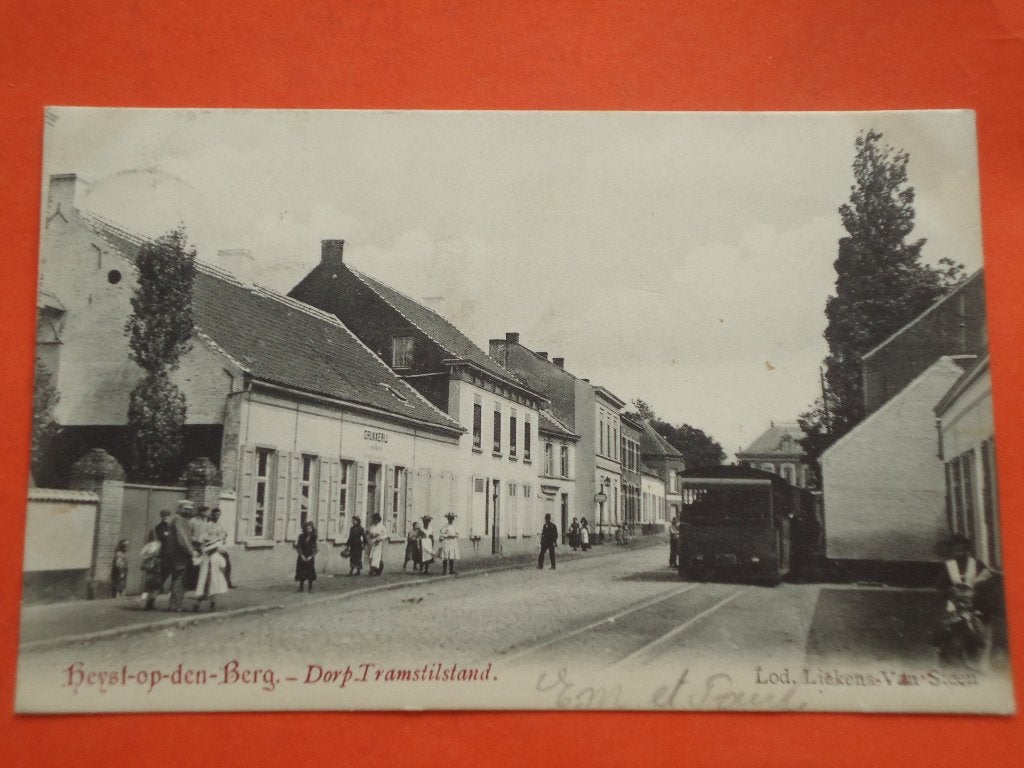 Heist-op-den-Berg - Heyst-op-den-Berg Dorp - Tramstilstand, Enlèvement ou Envoi, Avant 1920, Affranchie, Anvers