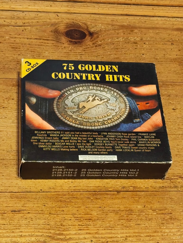 Box set 75 Golden Country Hits, CD & DVD, CD | Country & Western, Enlèvement ou Envoi, Comme neuf, Coffret, Country