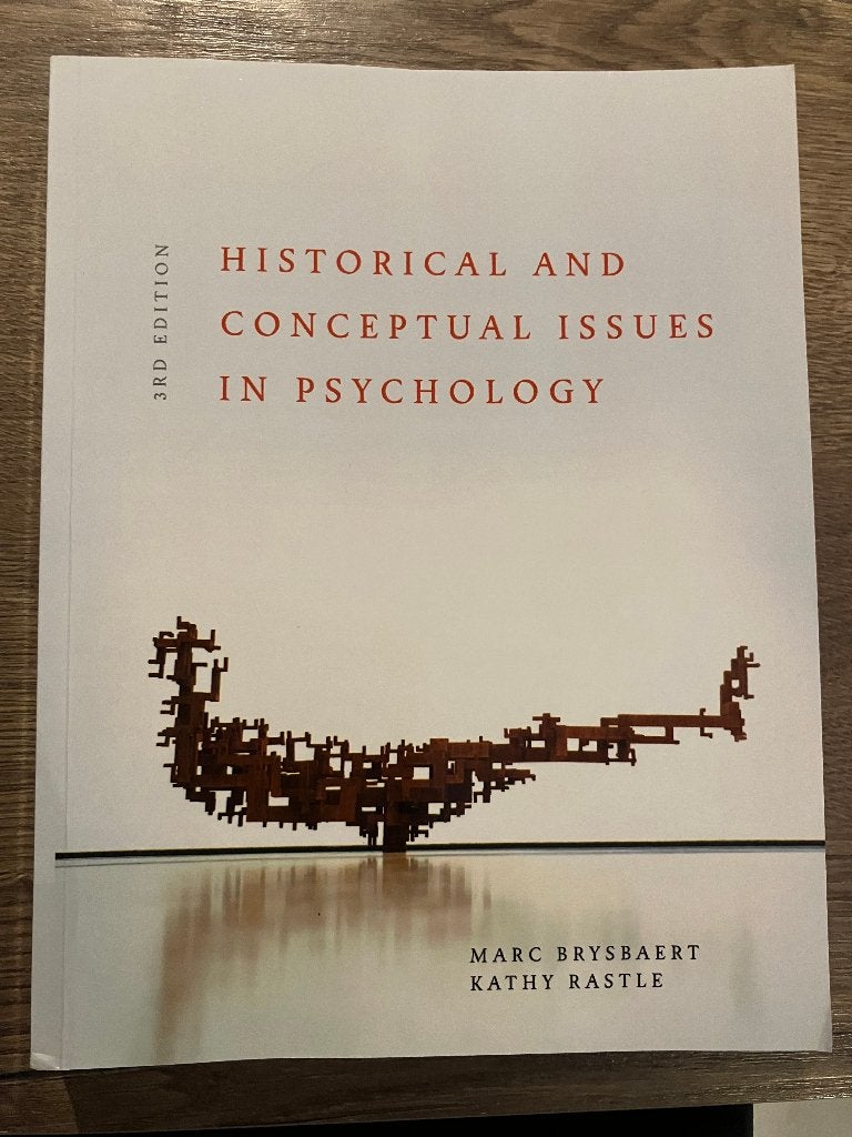 Boek historical and conceptual issues in psychology, Boeken, Ophalen of Verzenden, Nieuw, Overige onderwerpen, Marc Brysbaert