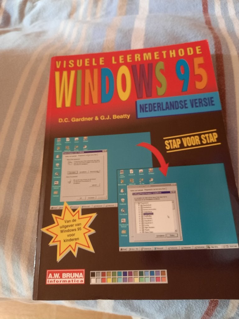 boek windows 95 visuele leermethode, nederlandse versie, Enlèvement ou Envoi
