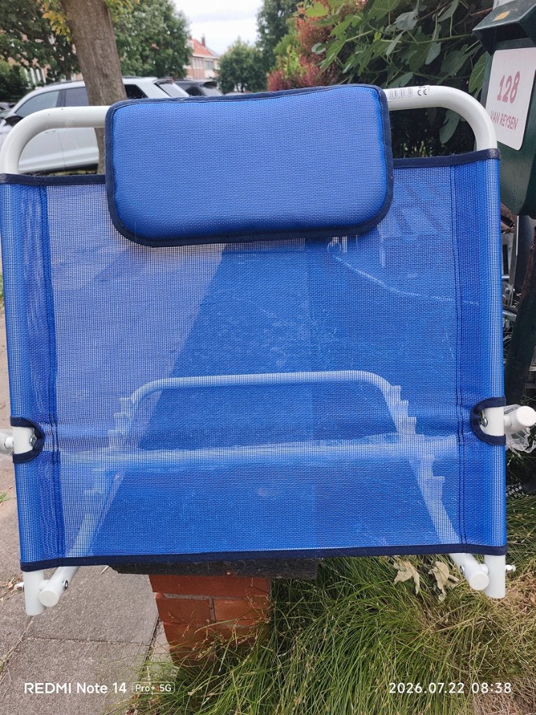 Dossier de lit, Neuf, Une personne, Enlèvement, Bleu