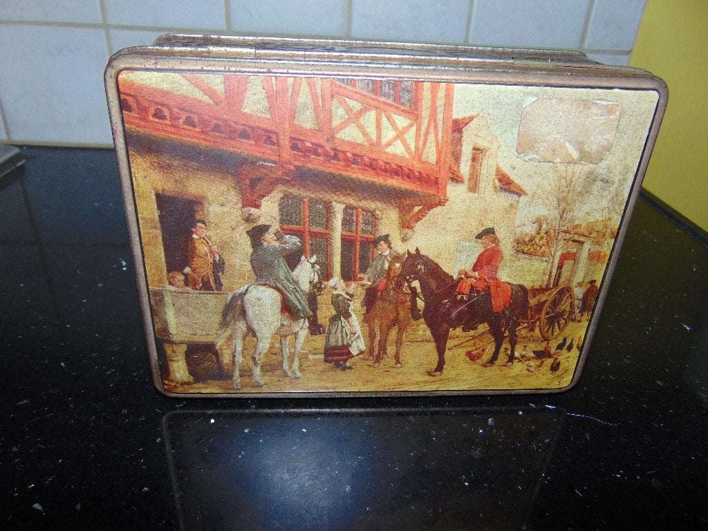 Blikken doosje DBF, Verzamelen, Ophalen of Verzenden, Gebruikt