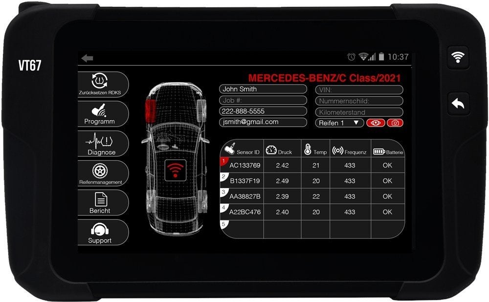 HUF TPMS tool 8 inch Bluetooth – 73.906.209, Enlèvement, Neuf