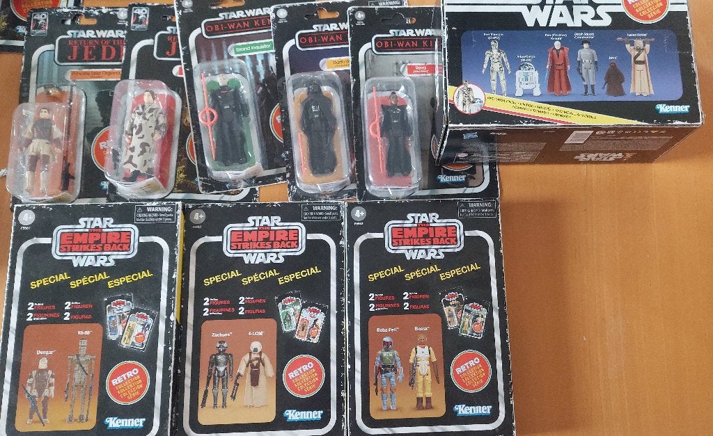 lot rétro Star Wars - Boîte rétro ANH, Neuf, Enlèvement ou Envoi, Info@hasbro.com, Hasbro