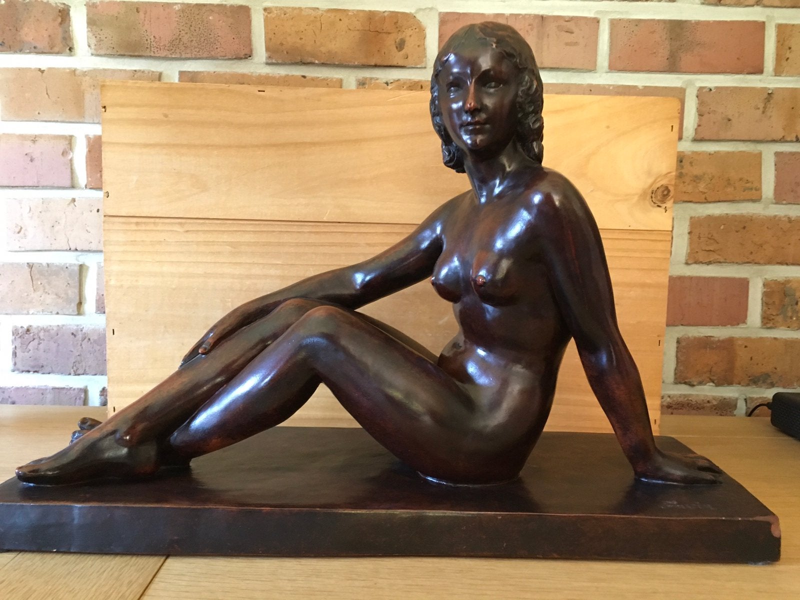 Statue en terre cuite, Antiquités & Art, Enlèvement, Statue, Femme