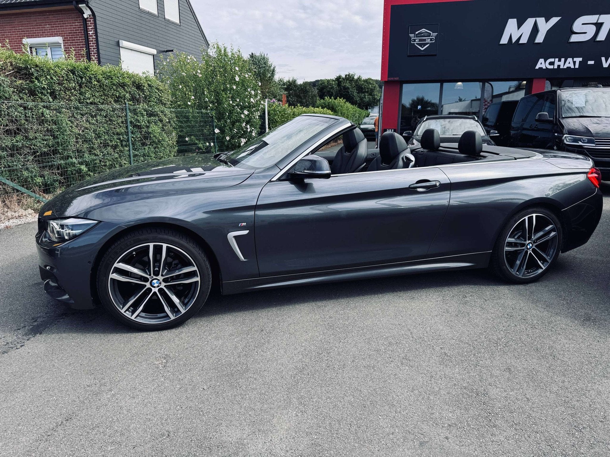 BMW 4 Serie 420 Cabrio 420i AUTOMATIQUE, PACK M, GARANTIE 1A, Autos, BMW, Argent ou Gris, Achat, Entreprise, Cabriolet