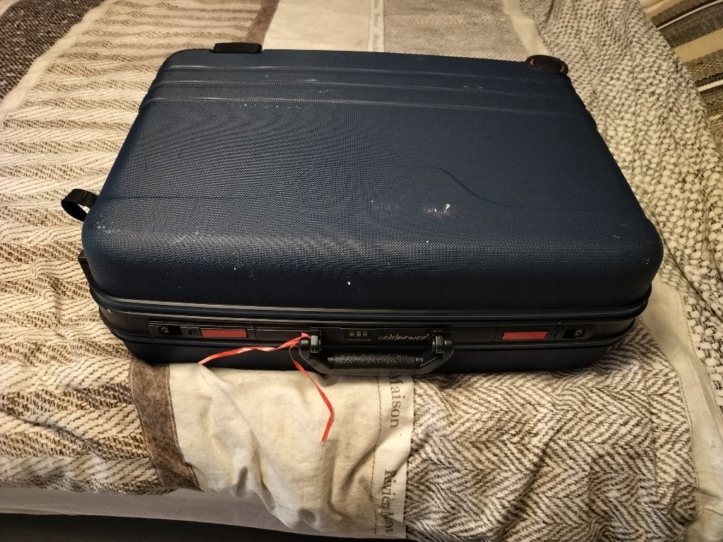 Grote reiskoffer, Gebruikt, 50 tot 60 cm, Hard kunststof, 45 tot 55 cm