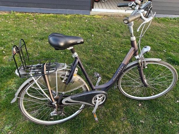 Damesfiets Gazelle, Fietsen en Brommers, Fietsen | Dames | Damesfietsen, Ophalen, Gebruikt, Versnellingen, 56 cm of meer