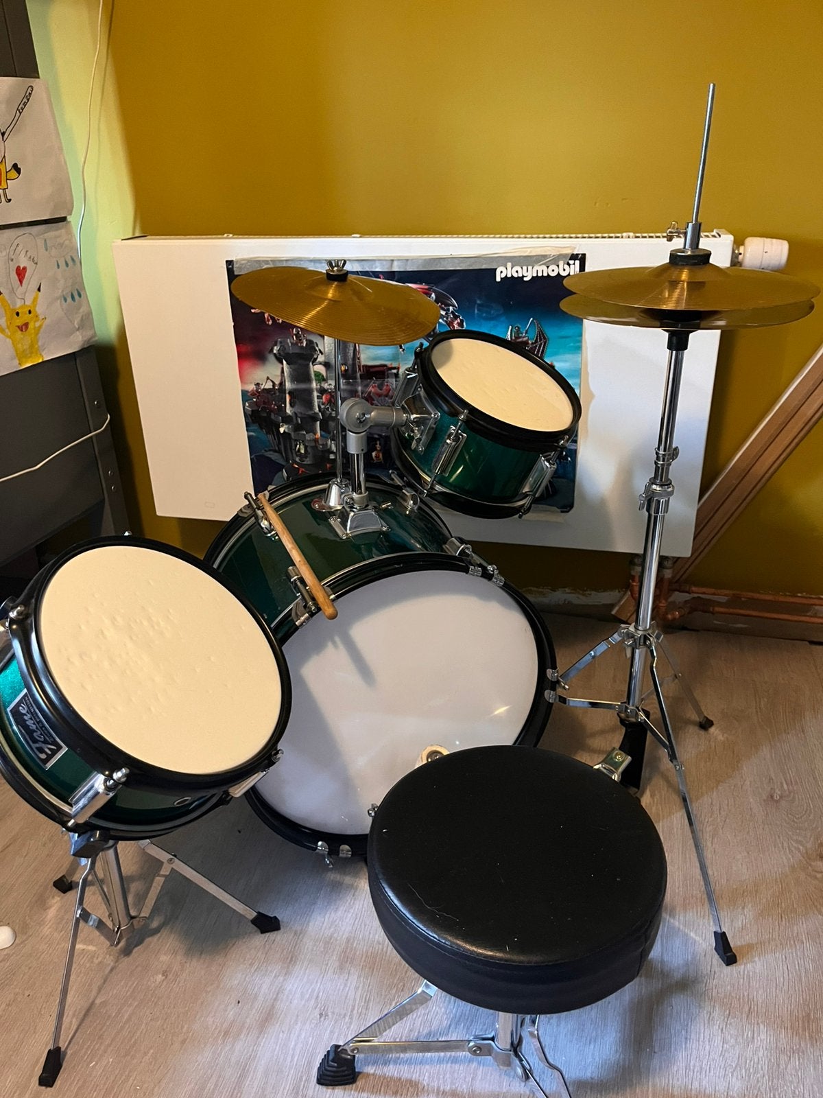 Junior drumstel fame, Musique & Instruments, Batteries & Percussions, Enlèvement, Utilisé, Autres marques