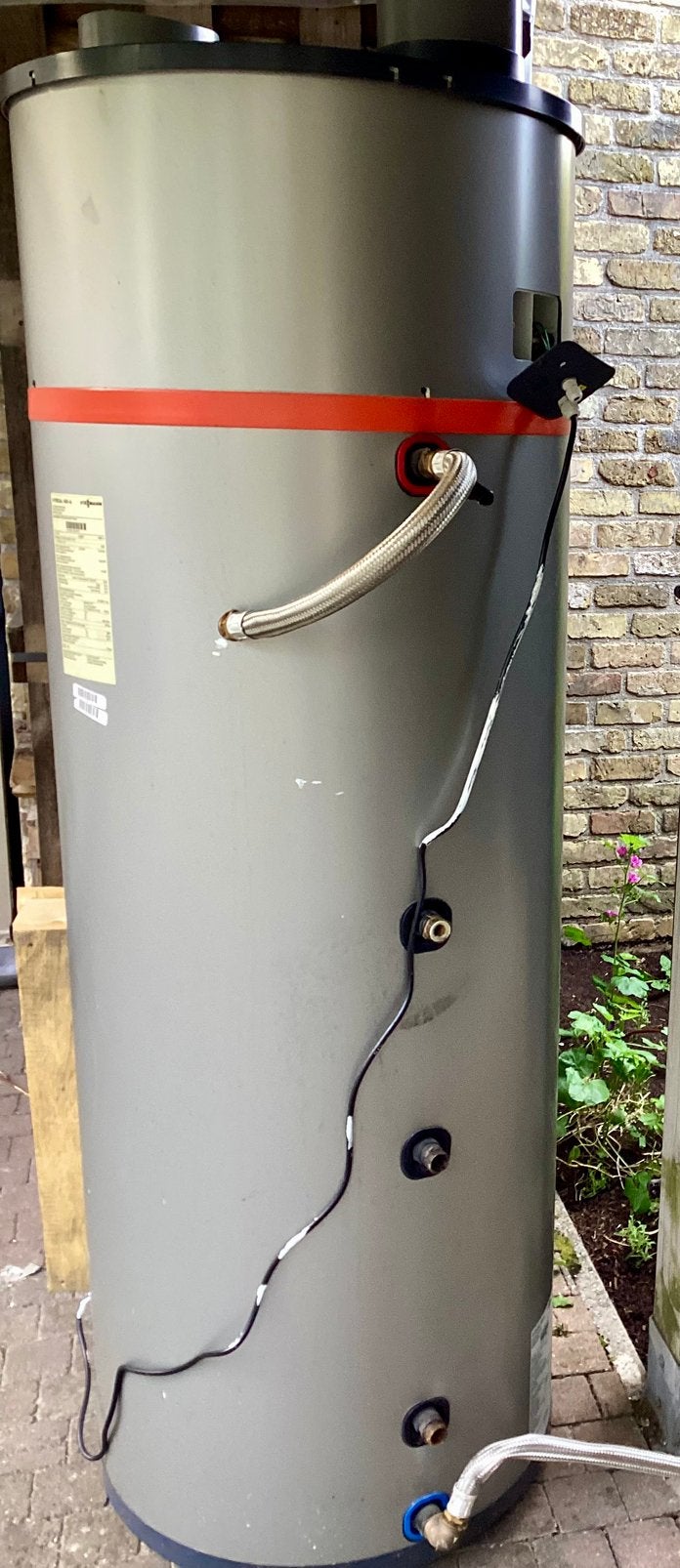 Werkende warmtepomp boiler, Bricolage & Construction, Enlèvement, Utilisé, Autres types