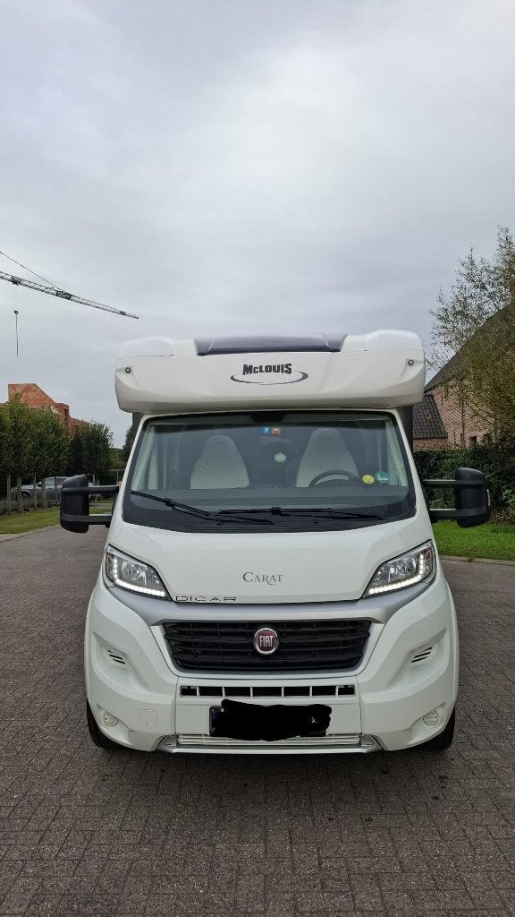 Volledig uitgeruste camper McLouis 479, Caravanes & Camping, Jusqu'à 4, Caméra de recul, Toilette à cassette, Fiat