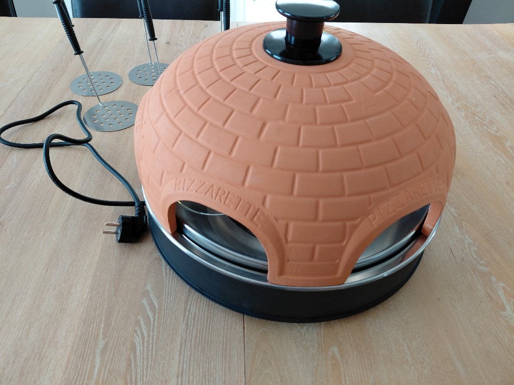 pizzarette Emerio voor 6 personen, Ophalen, Gebruikt, Tafelgrill