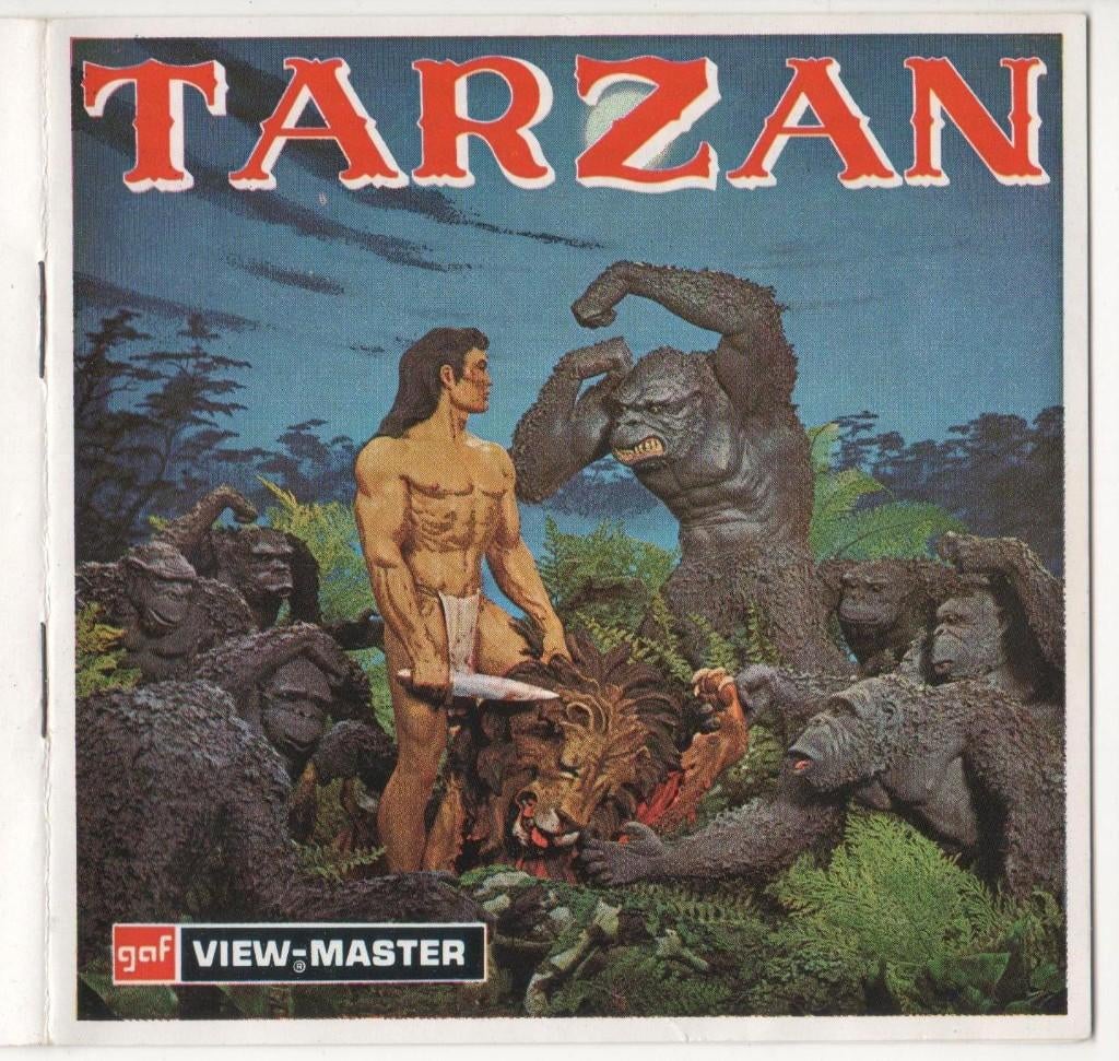 View-master Tarzan B 444 Livret en français, Enlèvement ou Envoi