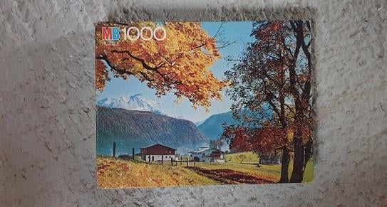 Puzzel landschap MB, Enlèvement ou Envoi, 500 à 1500 pièces, Comme neuf, Puzzle