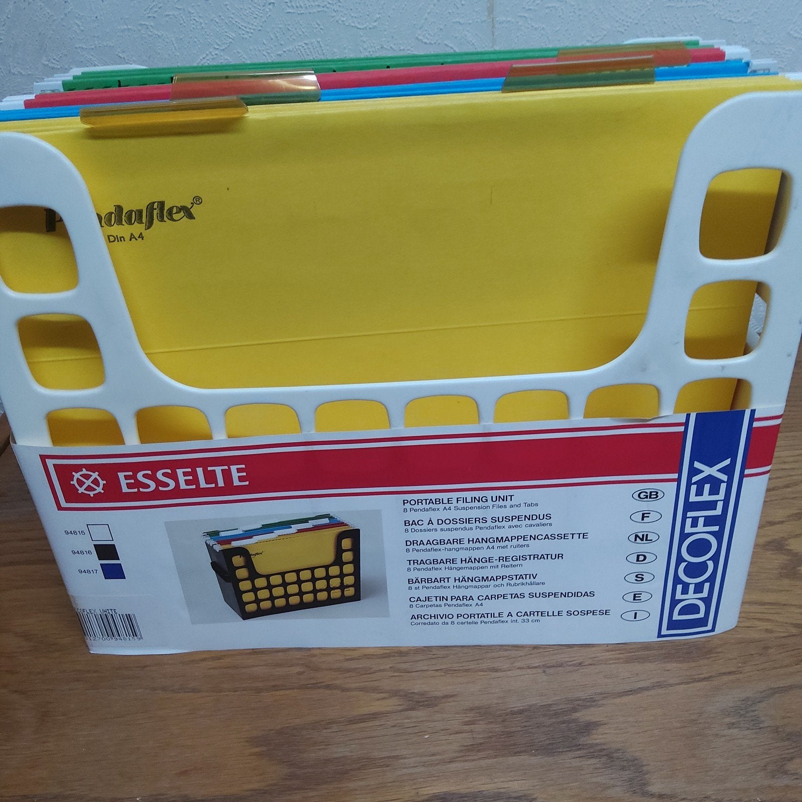 Functionele klasseerbox inclusief 8 hangmappen, Divers, Papeterie, Enlèvement ou Envoi, Comme neuf