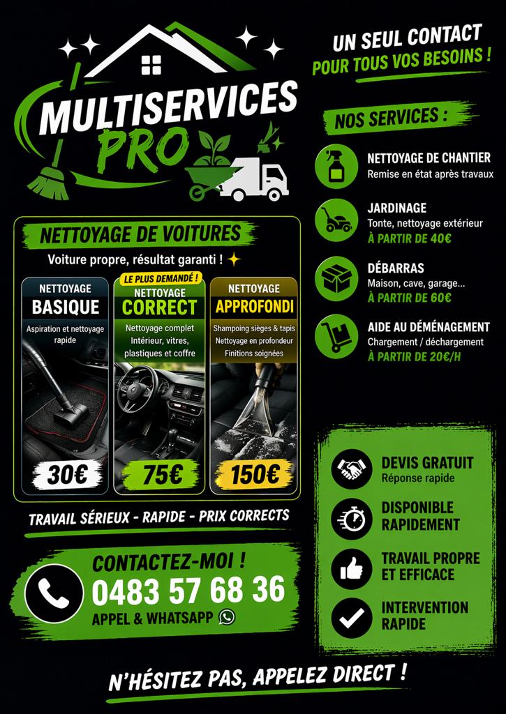 Vide Maison Débarras Nettoyage Jardinage Petits Travaux, Bricolage & Construction, Enlèvement