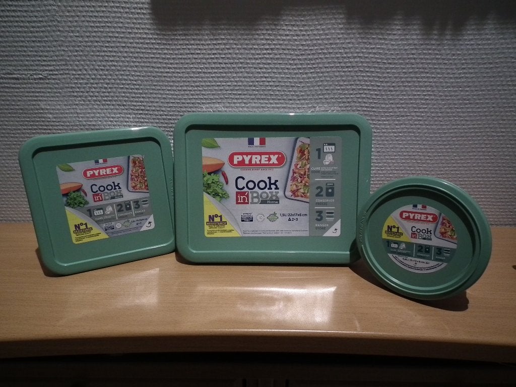 3 Pyrex-schalen (1x 0,6 L/1x 0,8 L/1x 1,5 L) Nieuw, Overige merken, Verzenden, Nieuw, Glas
