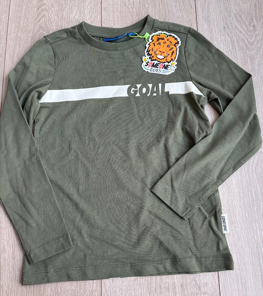 Longsleeve Someone maat 122 - voetbal, Kinderen en Baby's, Kinderkleding | Maat 122, Nieuw, Ophalen of Verzenden, Someone, Shirt of Longsleeve