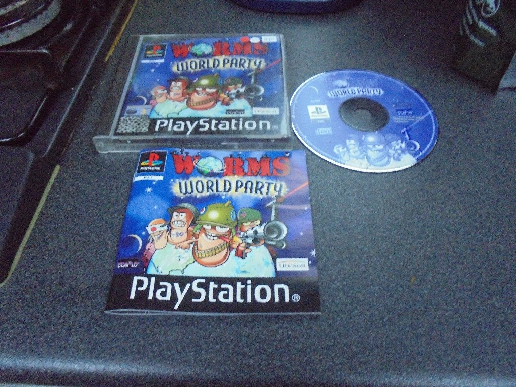 Playstation 1 Worms World Party (orig), Consoles de jeu & Jeux vidéo, Enlèvement ou Envoi, Aventure et Action, Utilisé, À partir de 3 ans