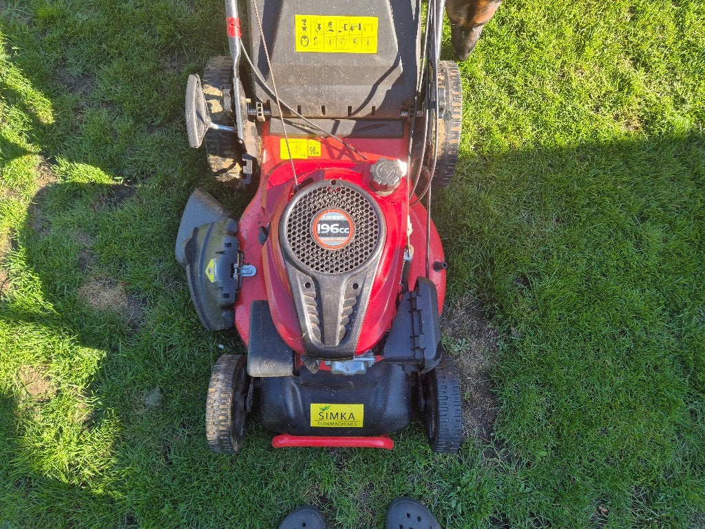 Simka grasmaaier 4 in 1., Fonction de mulching, Tondeuse rotative, Tondeuses à gazon à essence, Utilisé