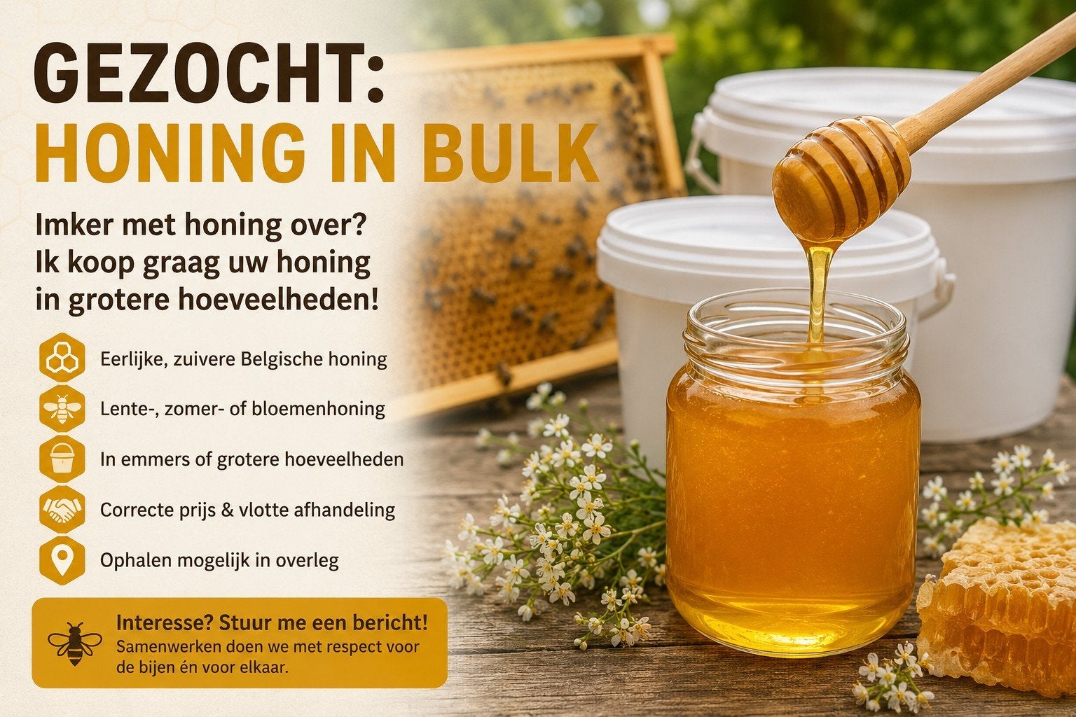 honing, Diversen, Ophalen