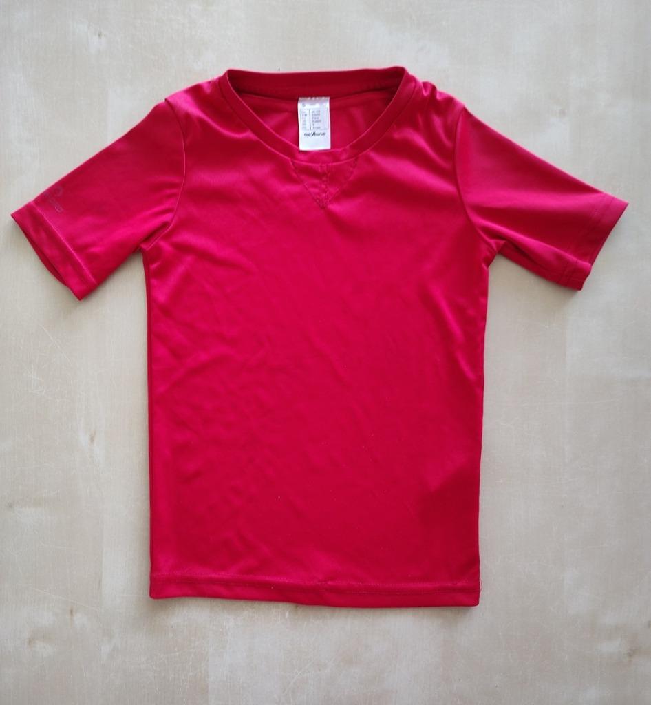 Mooi rood UV-shirt Olaian Tribord, maat 104, Jongen of Meisje, Sport- of Zwemkleding, Ophalen of Verzenden, Zo goed als nieuw