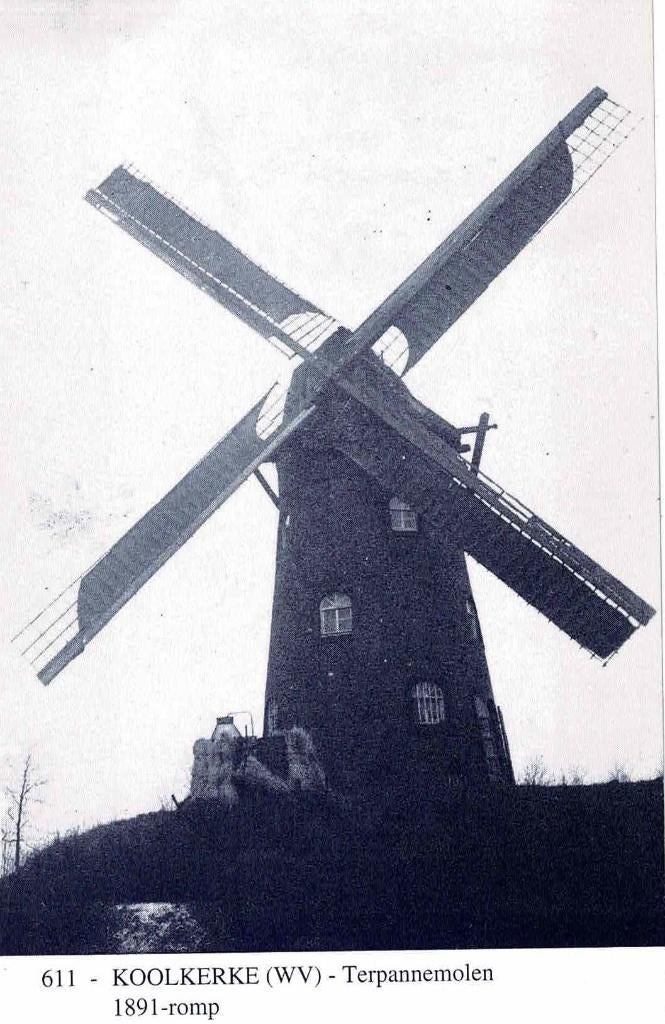 Koolkerke - Terpannemolen, Ophalen of Verzenden, 1980 tot heden, Ongelopen, West-Vlaanderen