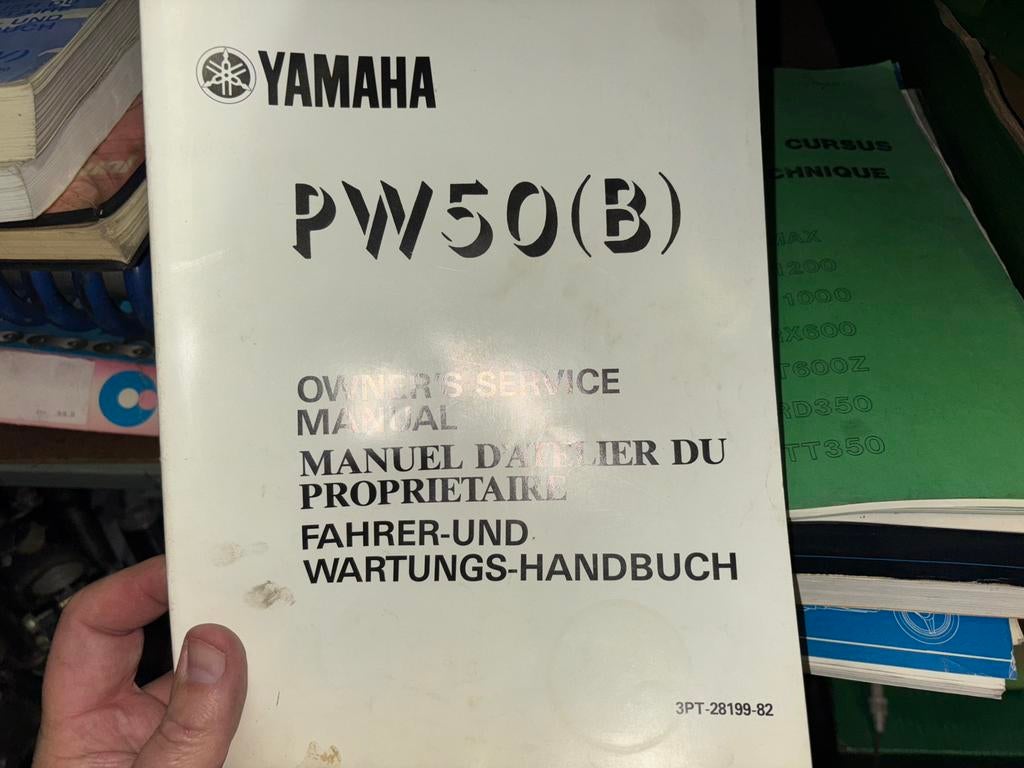 Workshopmanual Yamaha PW50, Ophalen of Verzenden