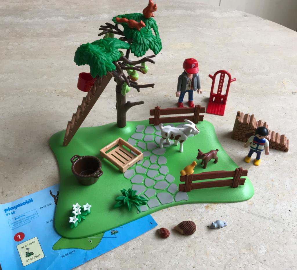 JEU "PLAYMOBIL - "CUEILLETTE DES POMMES" - 4146, Enlèvement ou Envoi, Utilisé