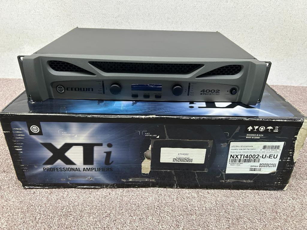 CROWN XTI 4002 NIEUW, TV, Hi-fi & Vidéo, Enlèvement ou Envoi, Neuf, Autres systèmes, 120 watts ou plus