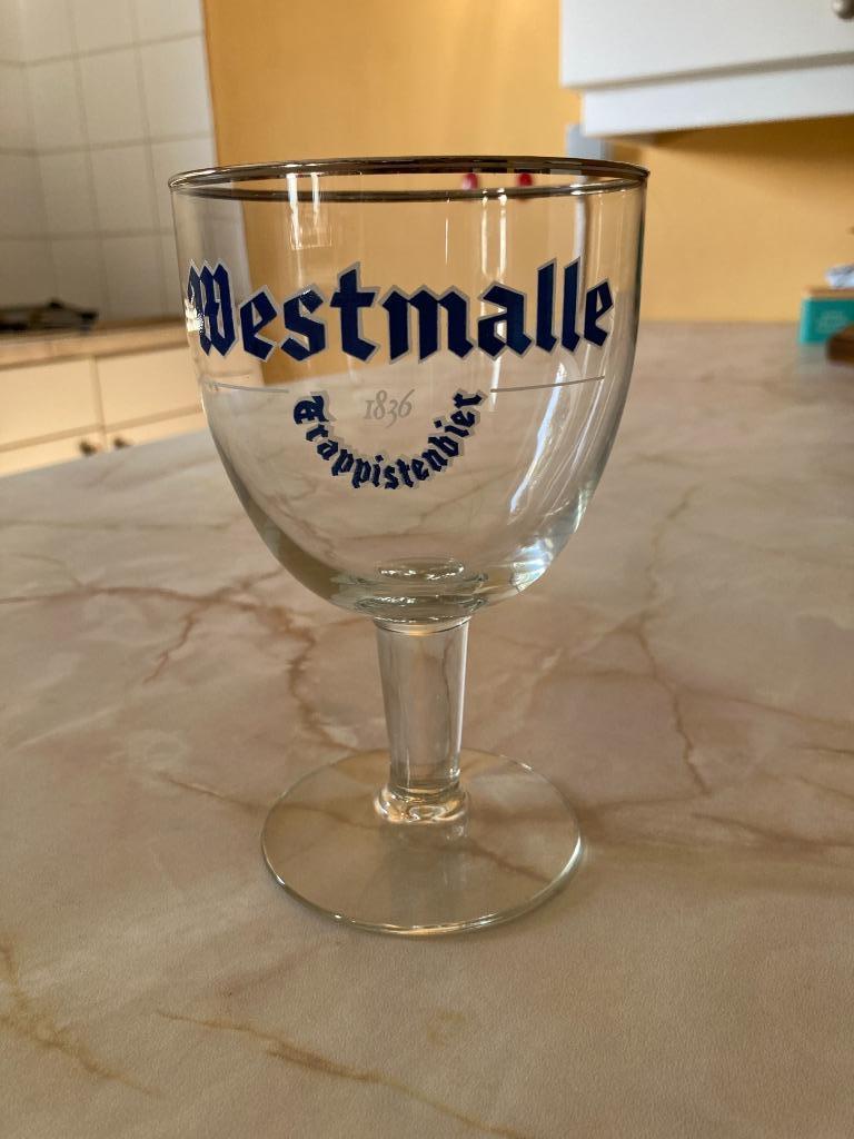 Trappist glas Westmalle, Ophalen, Zo goed als nieuw, Glas of Glazen, Overige merken