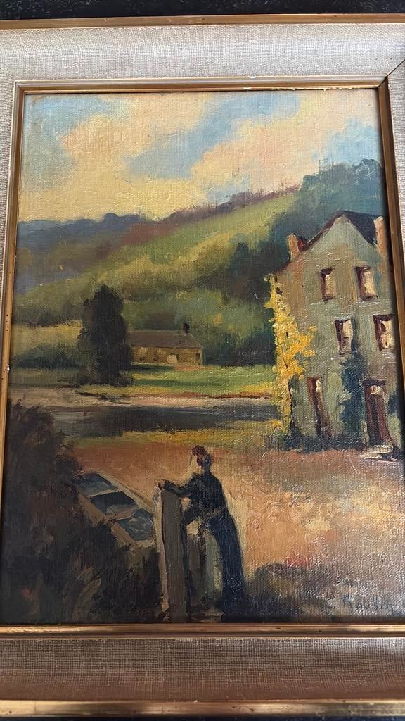 Huile, Antiquités & Art, Art | Peinture | Classique, Enlèvement ou Envoi