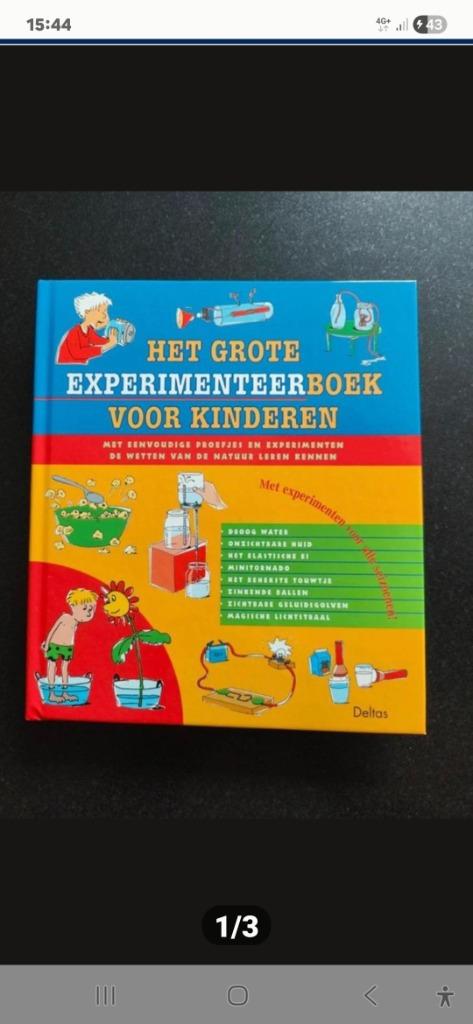 Het Grote Experimenteerboek Voor Kinderen, Ophalen of Verzenden, Nieuw