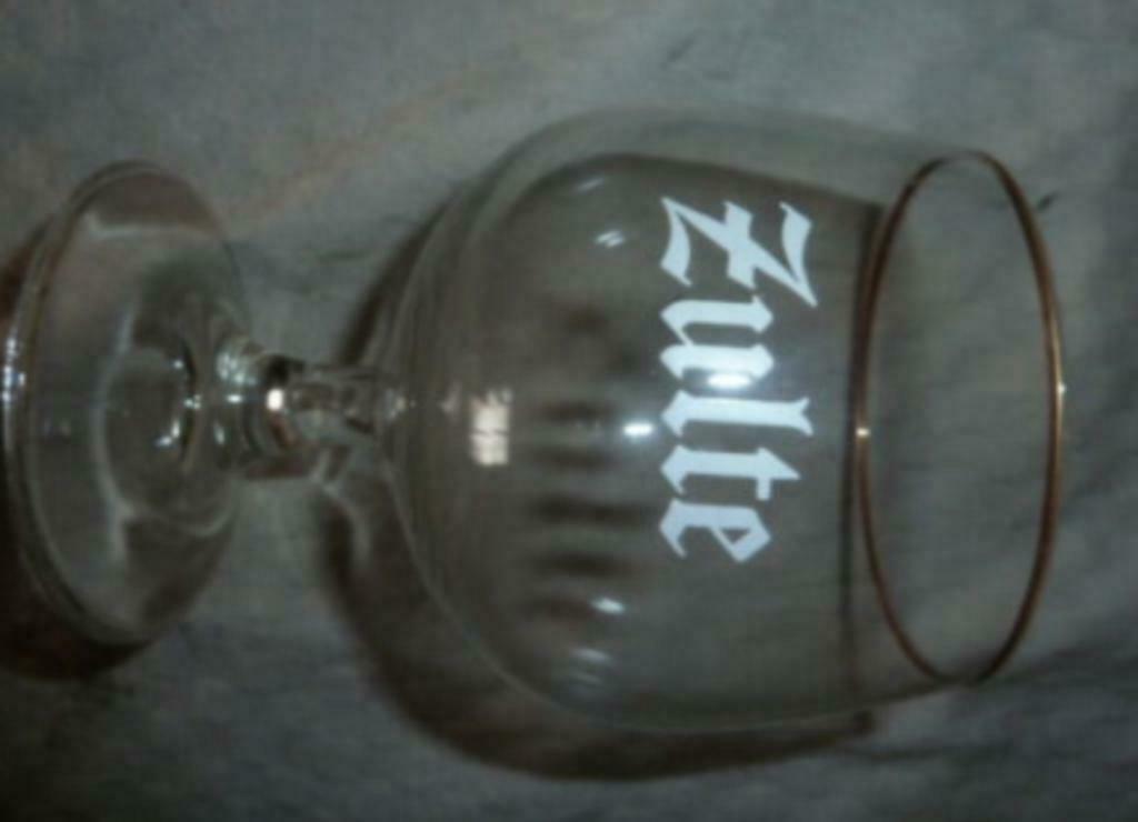 # bier glas ZULTE Brouwerij Anglo Belge, Ophalen of Verzenden, Gebruikt, Bierglas