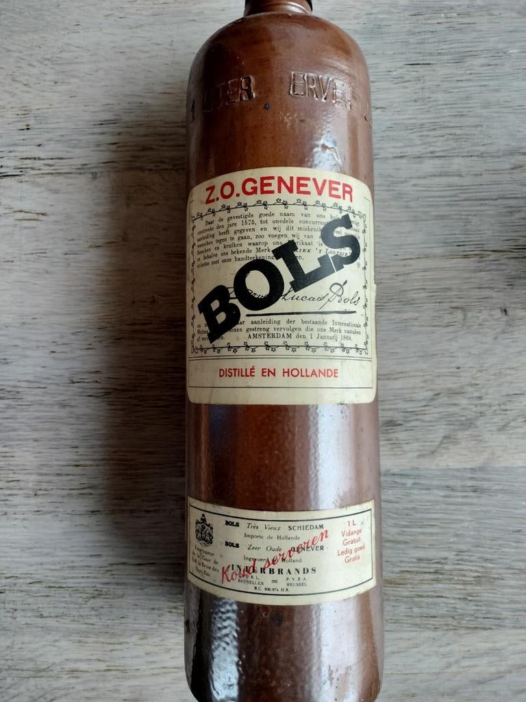 Oude Bols jeneverfles, Antiek en Kunst, Antiek | Keramiek en Aardewerk, Ophalen of Verzenden