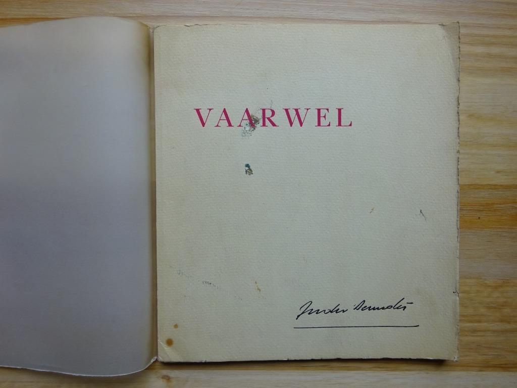 André Demets, Vaarwel, 1971 **, Ophalen of Verzenden, Gelezen