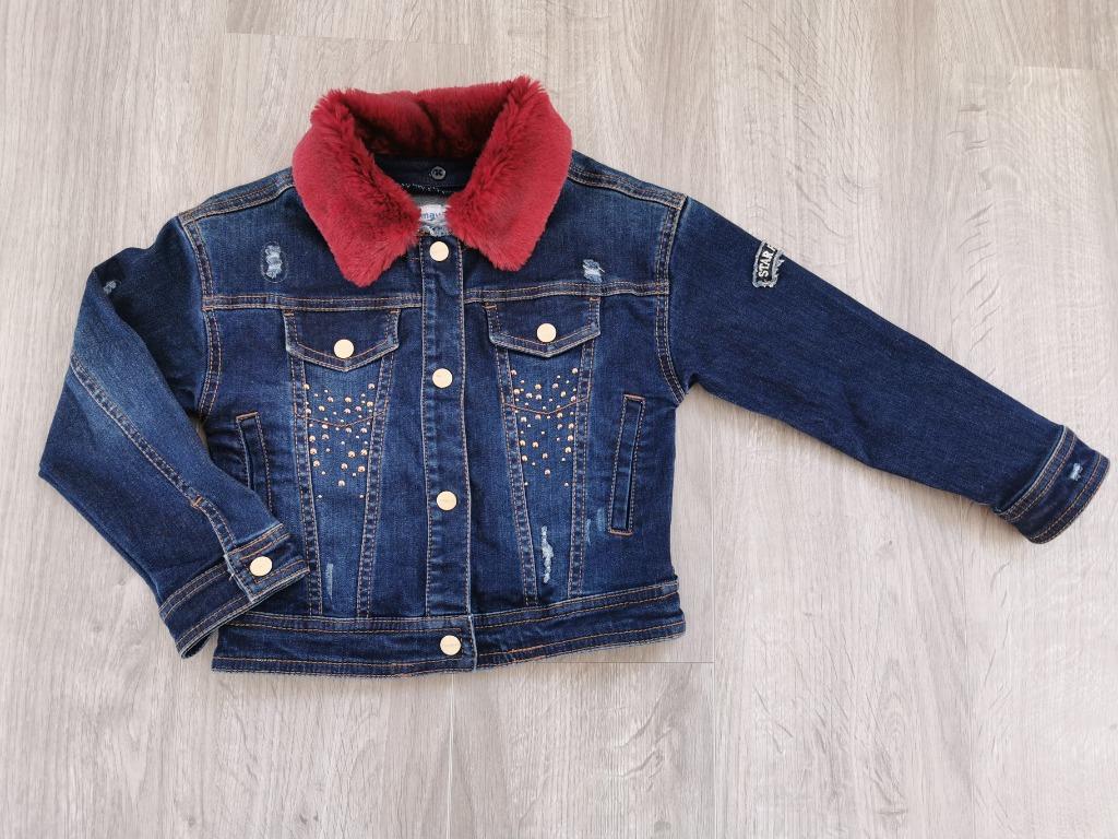 Jeans jasje Mayoral - maat 116, Kinderen en Baby's, Mayoral, Meisje, Ophalen of Verzenden, Zo goed als nieuw