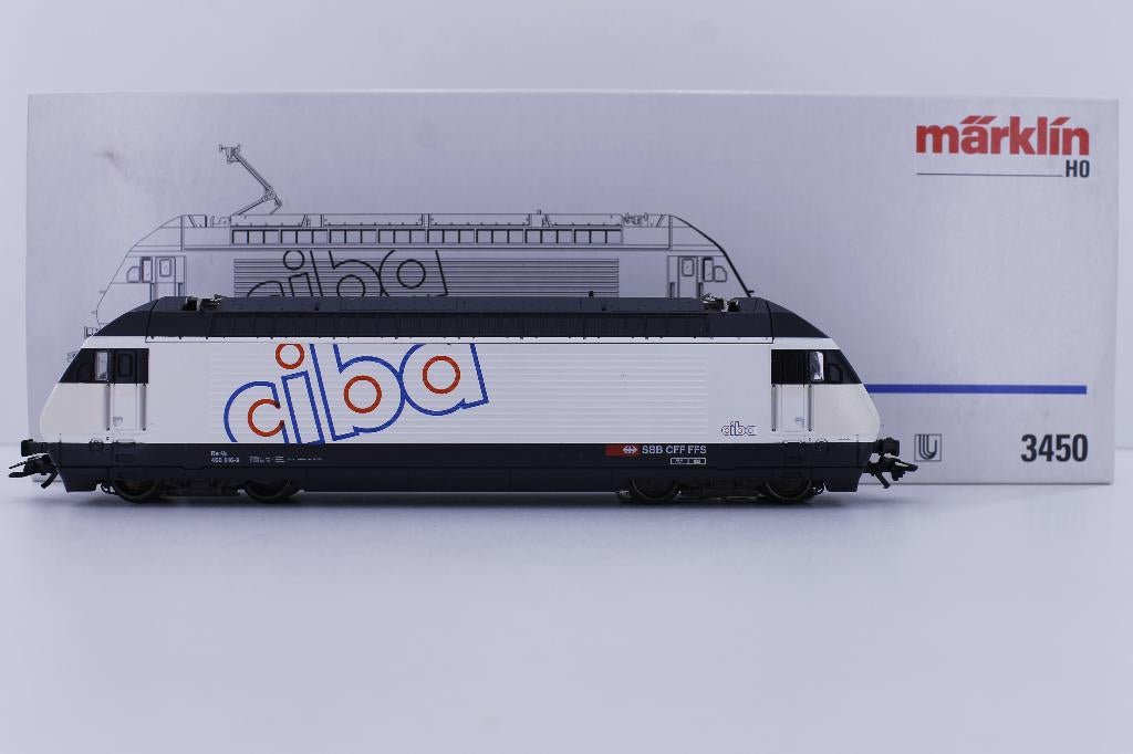 Marklin 3450 HO E-Loc SBB Re460 CIBA, Analogique, Enlèvement ou Envoi, Courant alternatif, Comme neuf