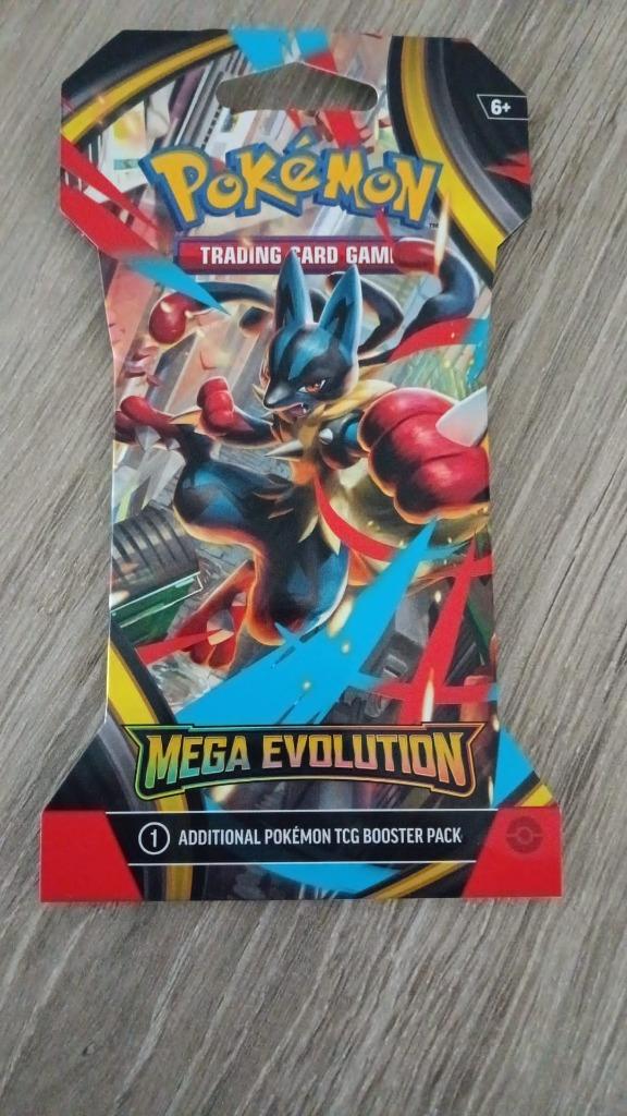 Sleeved boosterpack Pokémon Mega Evolution, Ophalen of Verzenden, Nieuw, Boosterbox