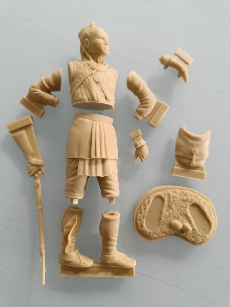 Vintage miniatuur resin figuur 120mm.Verlinden/Amati, Hobby en Vrije tijd, Ophalen of Verzenden, Zo goed als nieuw, Groter dan 1:35