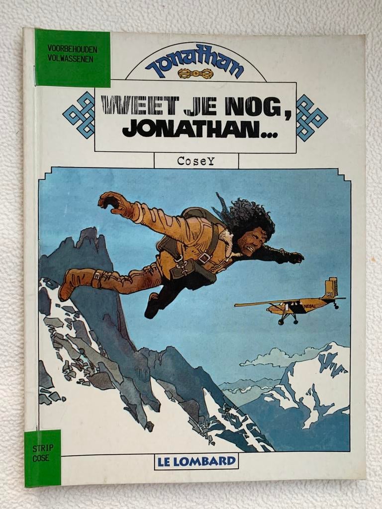 Jonathan Cosey strip - weet je nog Jonathan..., Livres, BD, Enlèvement