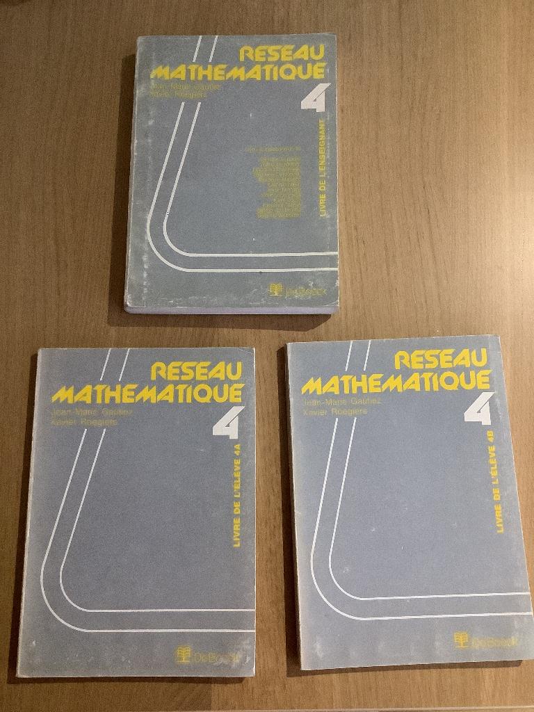 Livres Réseau mathématique 4, Enlèvement ou Envoi, Jean-Marie Gautiez, Primaire, Utilisé