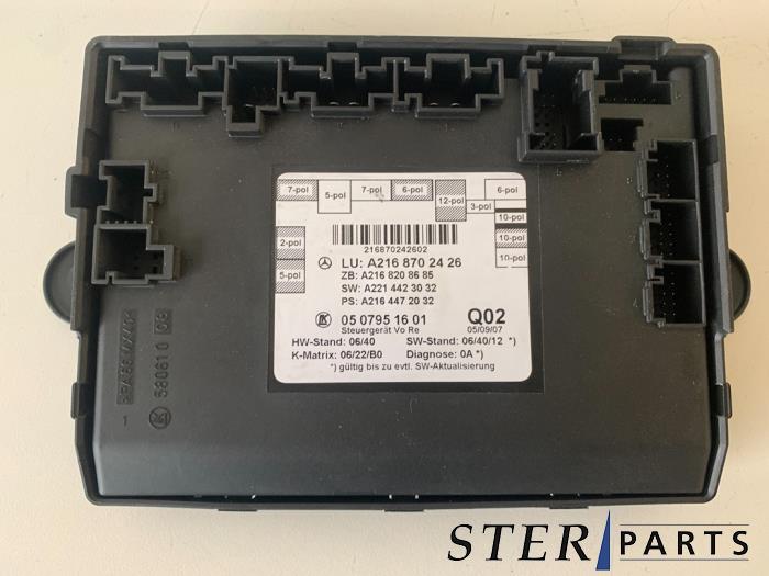 Centrale Deurvergrendelings Module van een Mercedes CL, Ophalen of Verzenden, 3 maanden garantie, Gebruikt, Mercedes-Benz