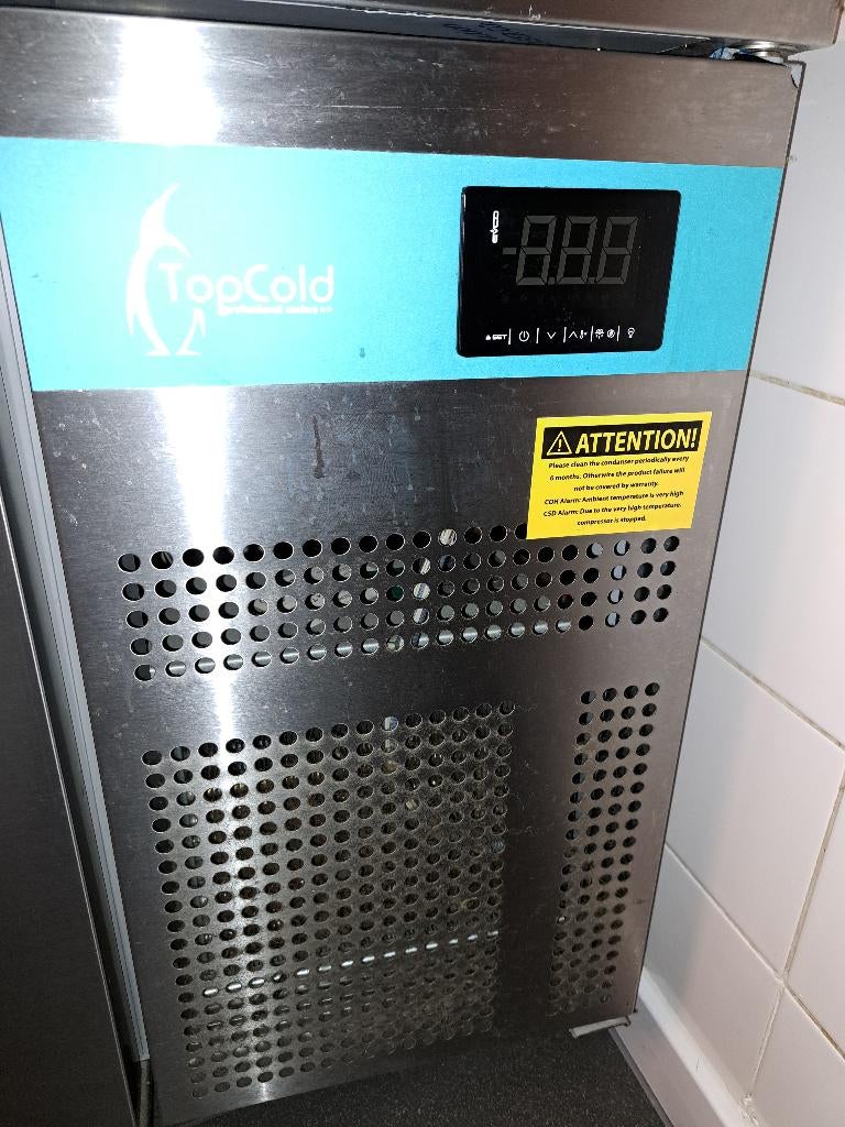 Topcold gekoelde werktafel Euro GN4, Enlèvement