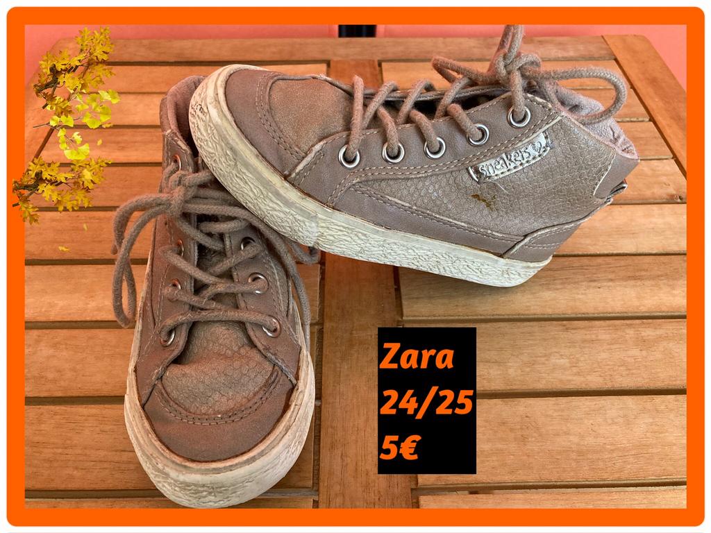 Hoge sneakers 24/25.  Zara, Ophalen of Verzenden, Zo goed als nieuw, Meisje, Laarsjes