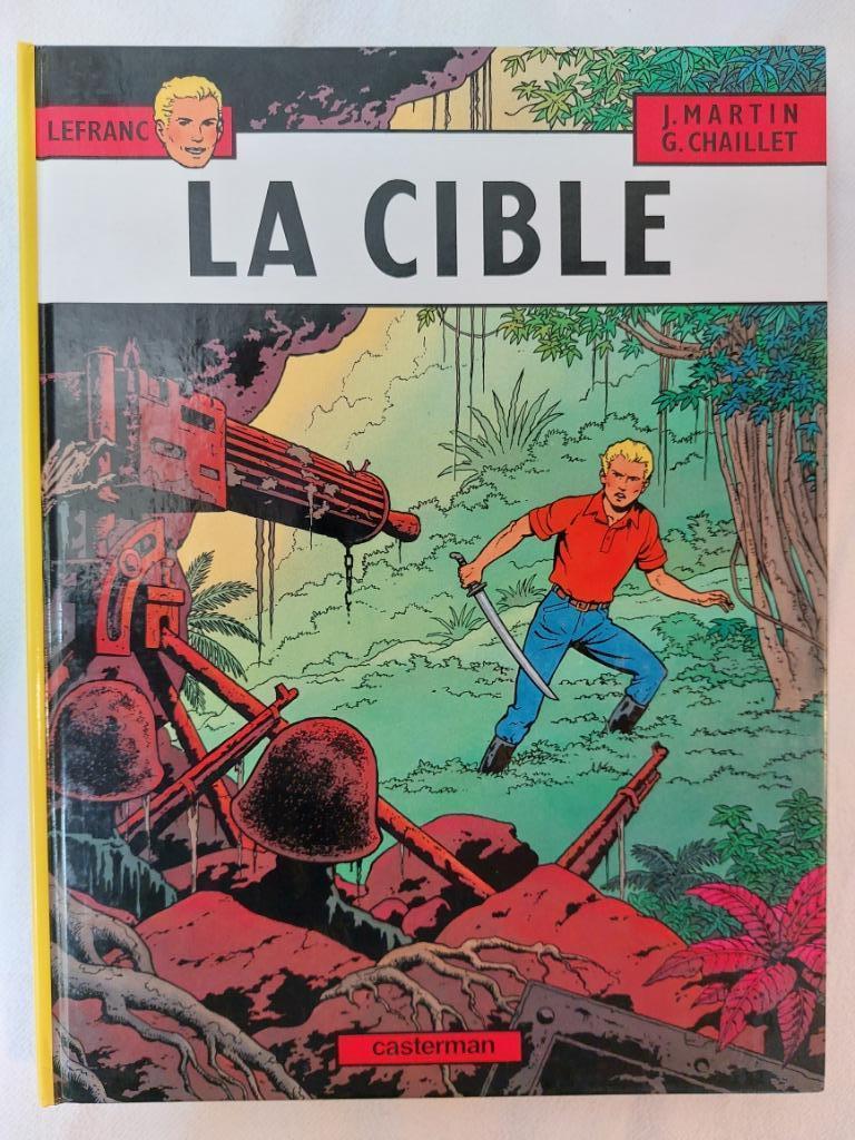 Lefranc T.11 La cible - Réédition (1996) - Très bon état, Une BD, Enlèvement ou Envoi, Utilisé