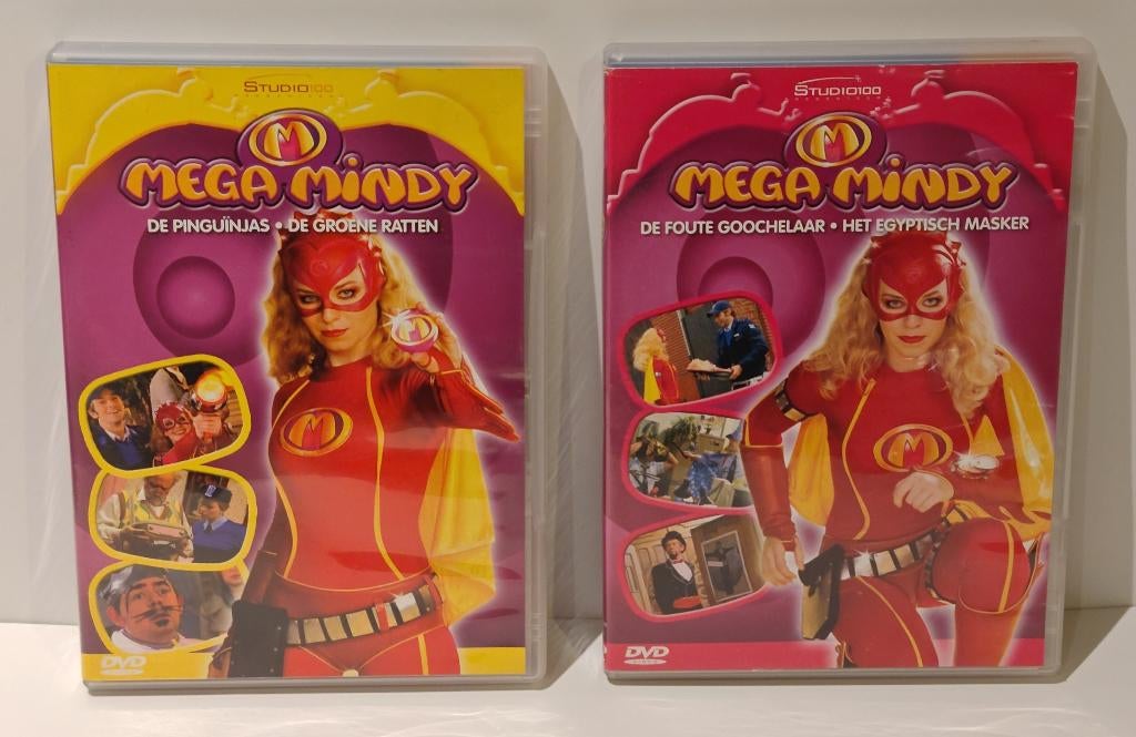 Mega Mindy – 2 DVD’s | Mooie staat | Studio 100, Enlèvement ou Envoi, Tous les âges, Comme neuf, Autres genres