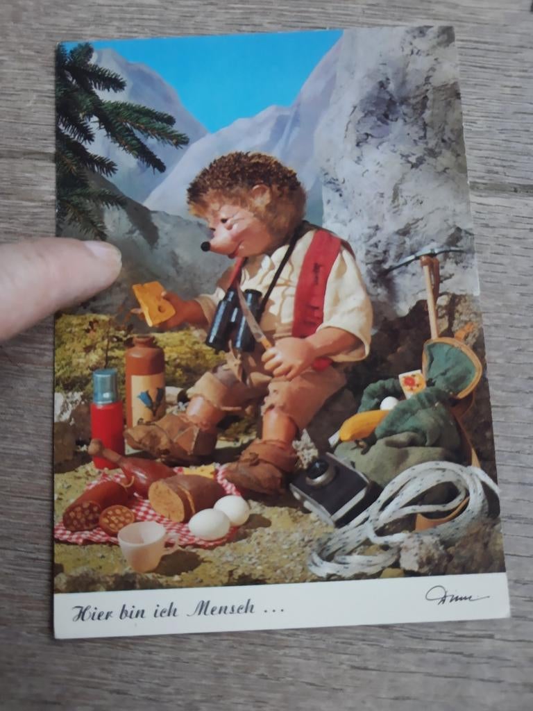 Pk met Mecki Egel, uit de Diehl film, Verzamelen, Ophalen of Verzenden