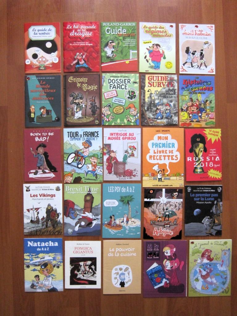 25 livrets suppléments Spirou (2008 à 2021) Etat neuf, Neuf, Plusieurs BD, Enlèvement ou Envoi, Collectif